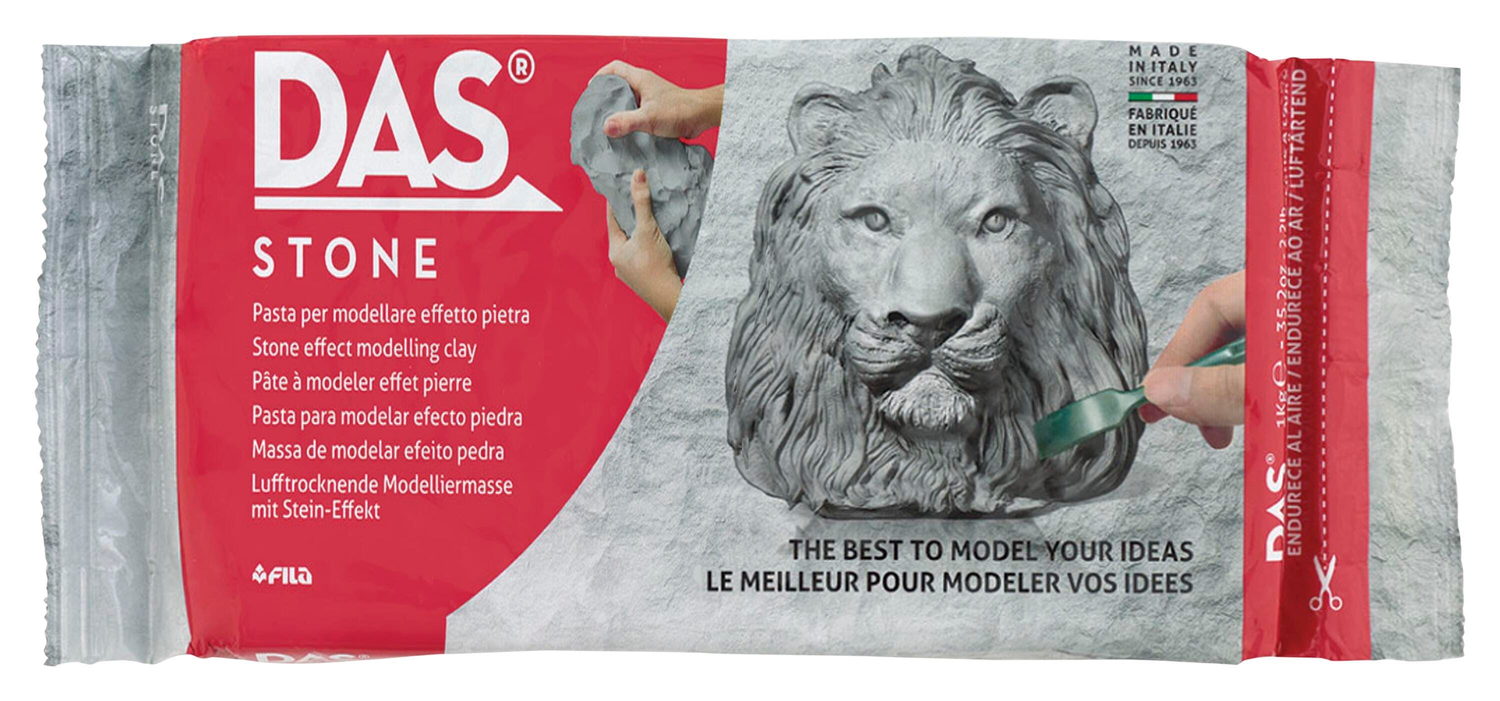 DAS Air Dry Modeling Clay, Stone, 2.2 Pounds, Item Number 2088893